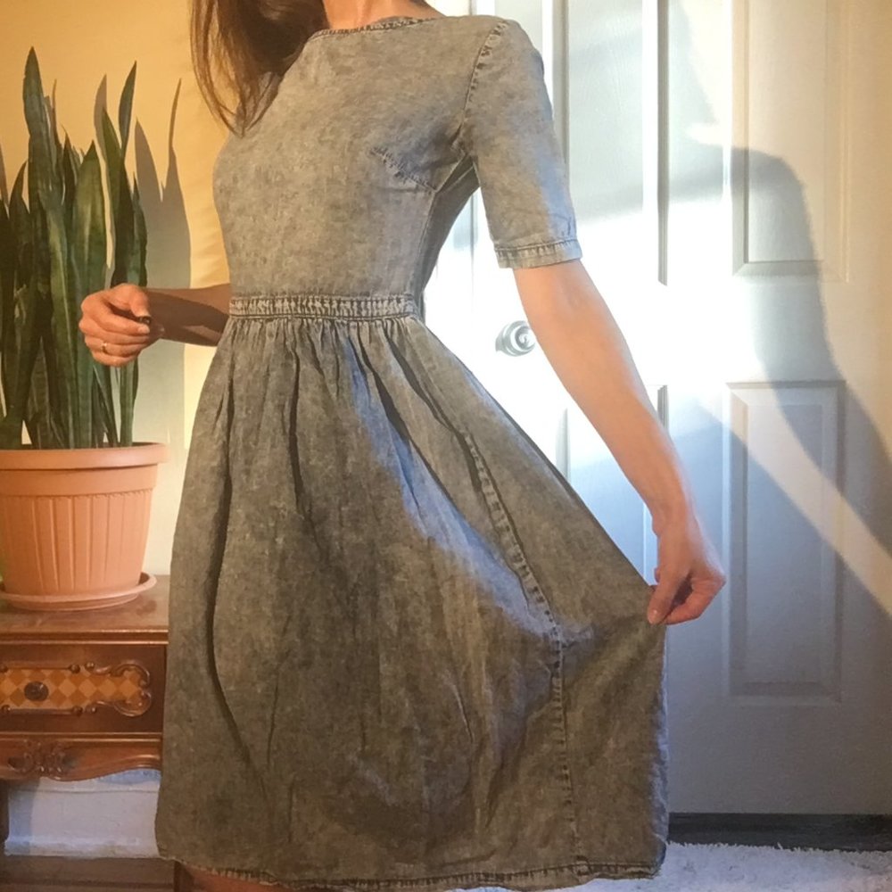 Super cute cool soft jeans dress